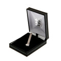 England FA Stainless Steel Tie Slide, side angle