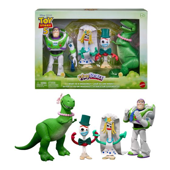 Disney and Pixar Toy Story 5 What is a Wedding? 4 Playscale Figure Pack