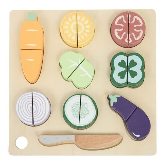 Wooden Play Cutting Vegatables