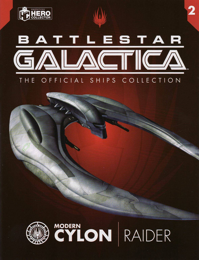 Modern Cylon Raider (2004 Series) Model Diecast Ship (Eaglemoss / Battlestar Galactica), alternate view