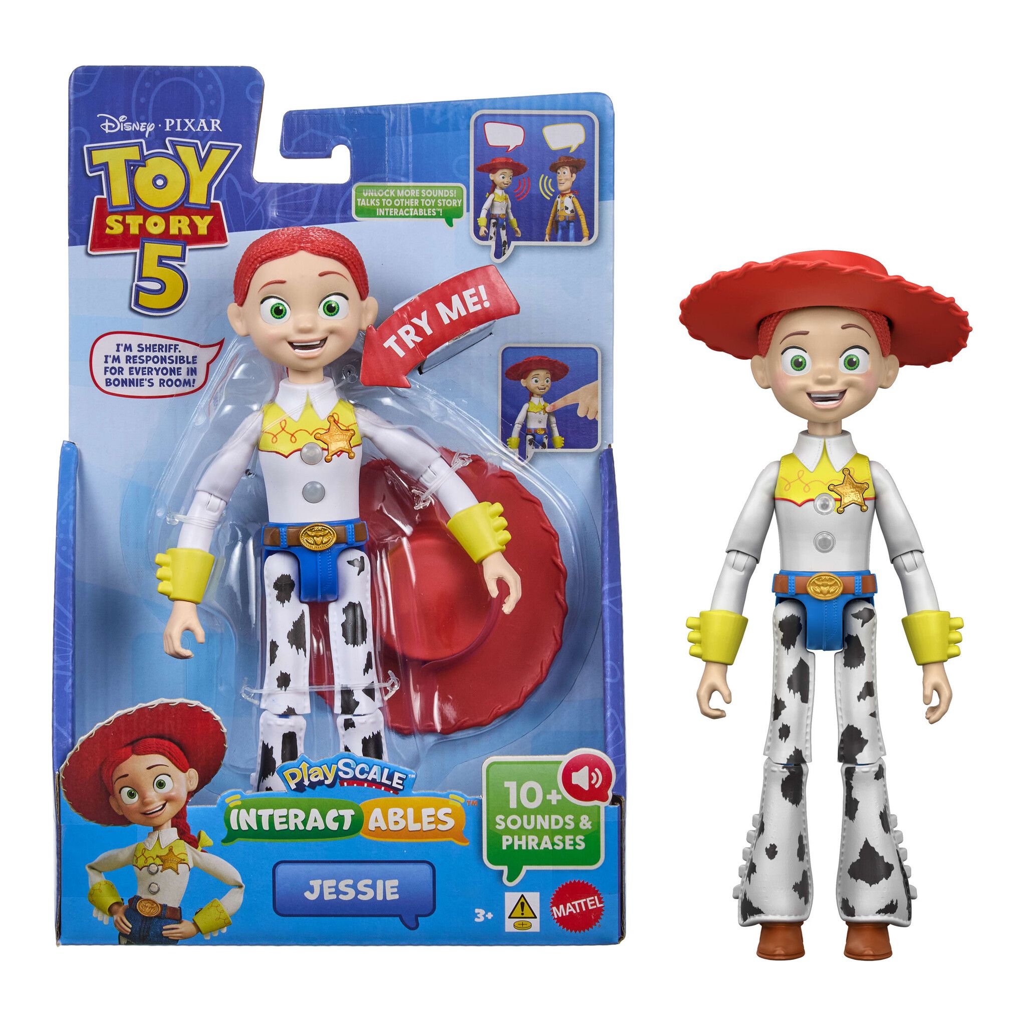 Disney and Pixar Toy Story 5 Interactables Talking Jessie Figure ...