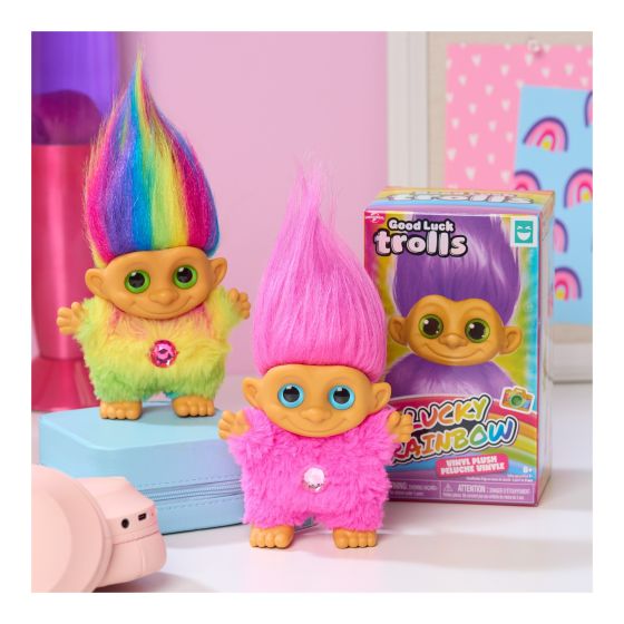 Happy Haul Vinyl Face Good Luck Trolls
