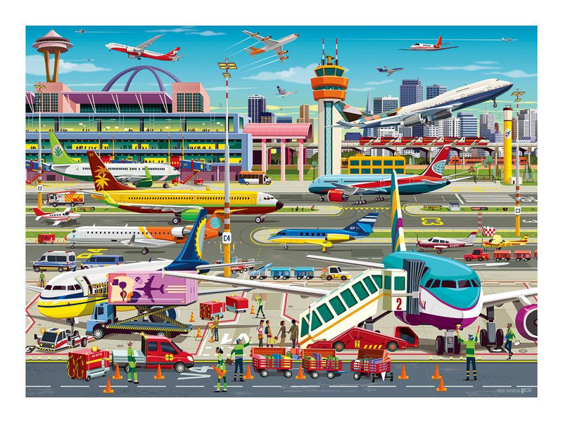 Airport Central 150 Piece XXL Jigsaw Puzzle - Image