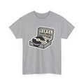 'Vinyl Sounds Better' T-Shirt, in display