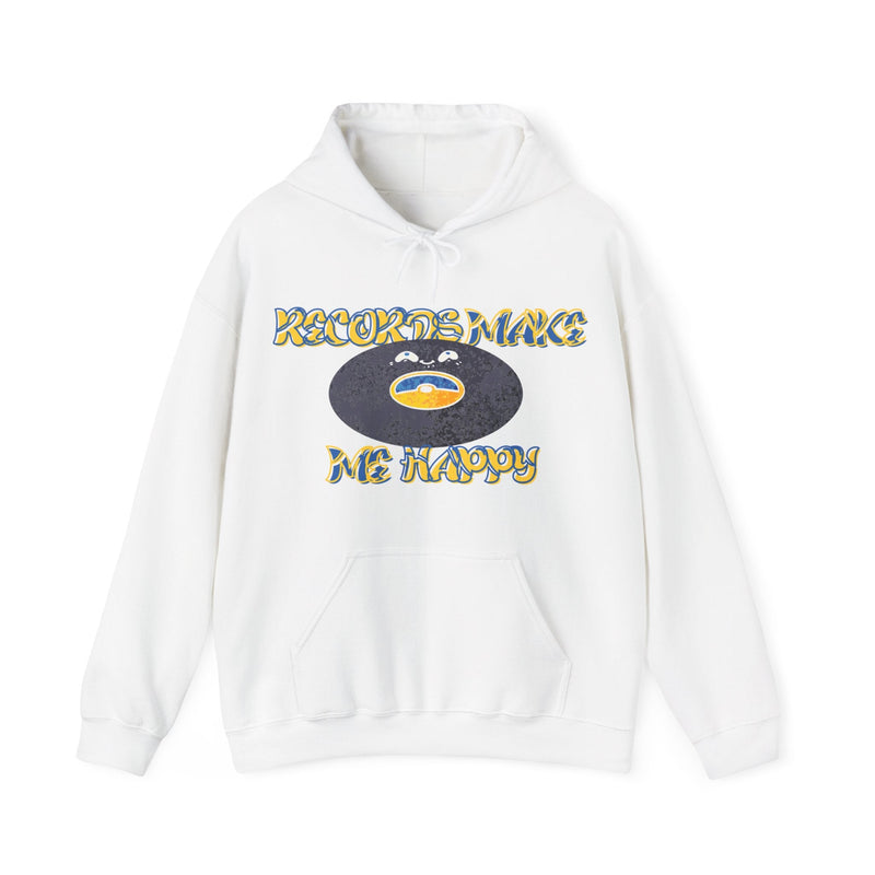 'Records Make Me Happy' Men's Hoodie, product detail
