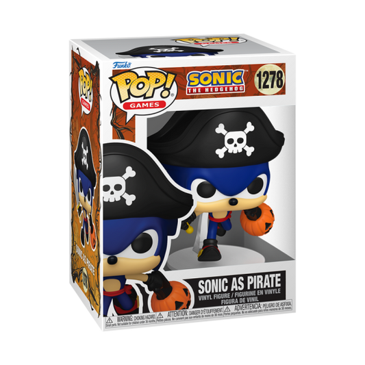 Pop! Vinyl - Sonic The Hedgehog - Sonic as Pirate
