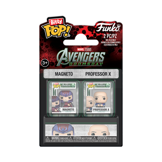 Avengers: Doomsday - Magneto & Professor X Funko Bitty Pop! 2-Pack