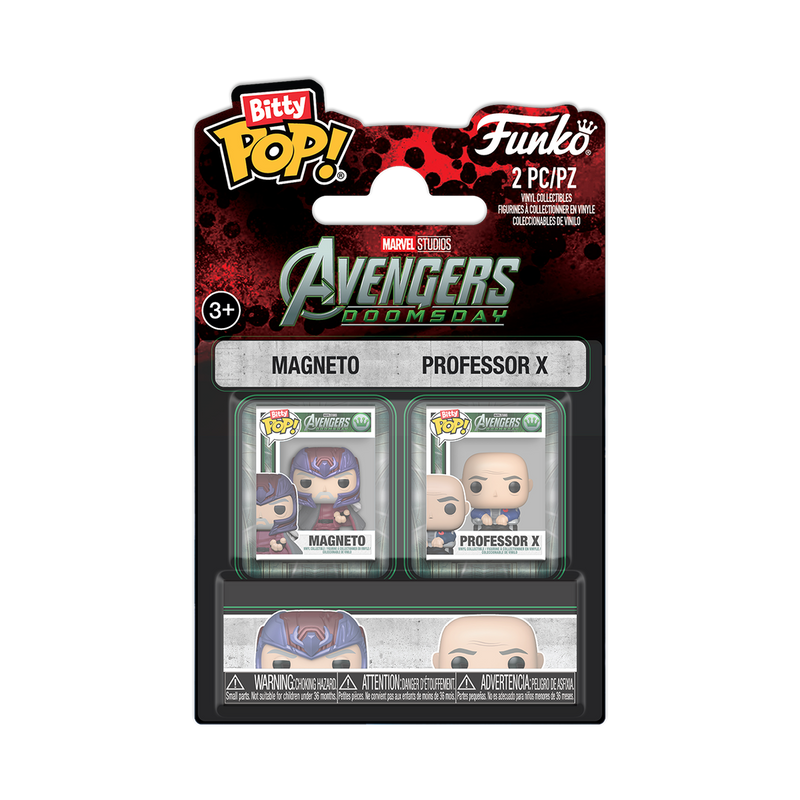 Avengers: Doomsday - Magneto & Professor X Funko Bitty Pop! 2-Pack