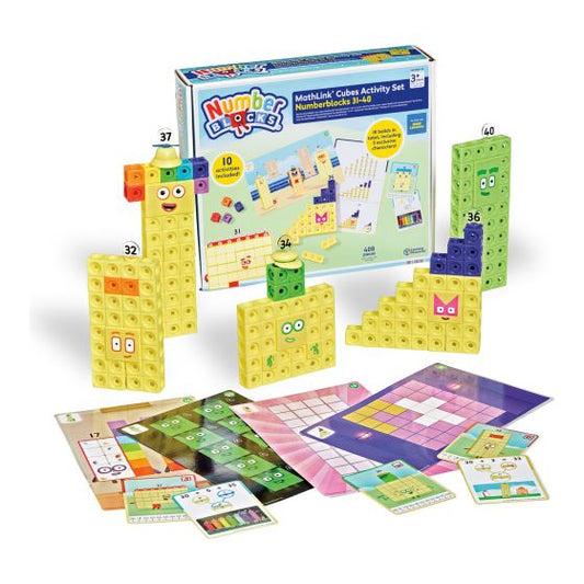 ** MathLink Cubes ActivitySet Numblocks 31–40 SEP