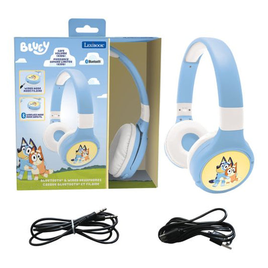 Bluey 2 in 1 Bluetooth & Wired Foldable Headphones