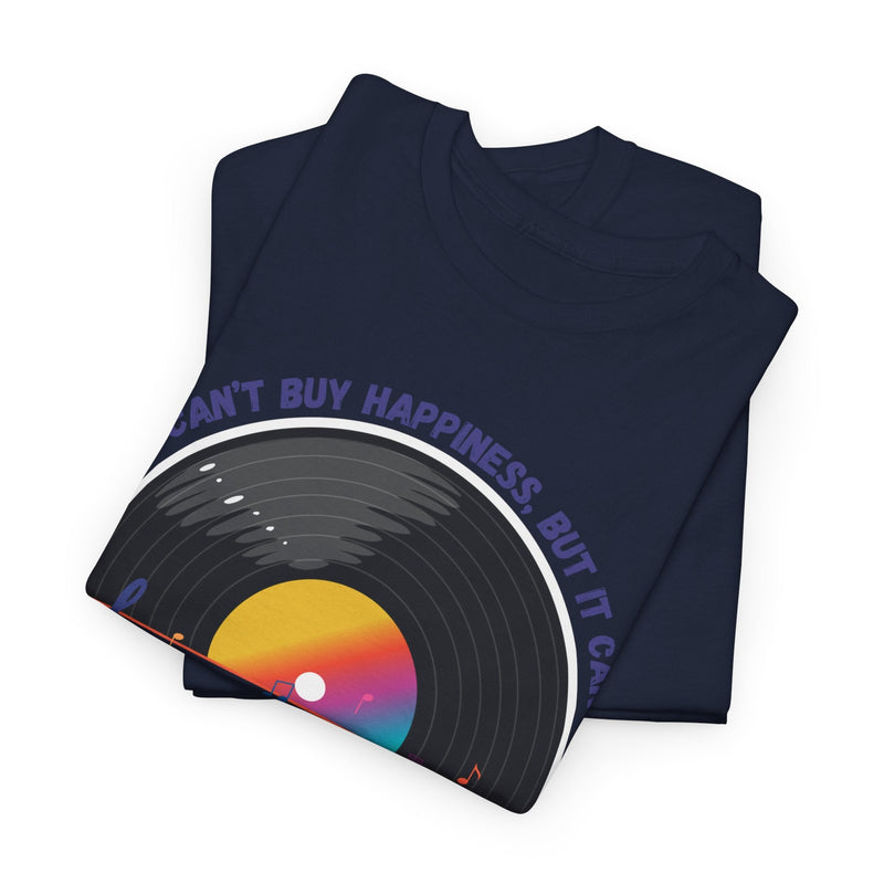 'Money Can't Buy Happiness, But It Can Buy Vinyl' Men's T-Shirt, additional view