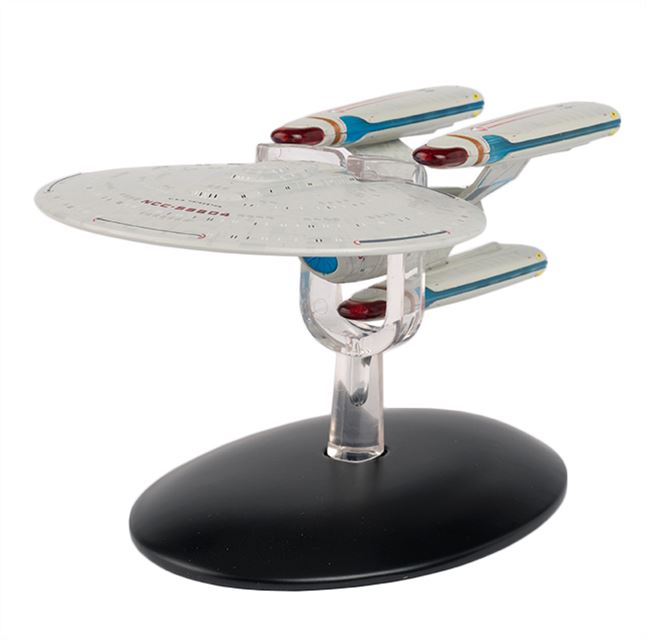 Niagara-Class (U.S.S. Princeton NCC-59804) Model Die Cast Ship (Eaglemoss / Star Trek), side angle