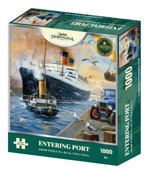 Nostalgia Collection: Entering Port 1000 Piece Jigsaw Puzzle