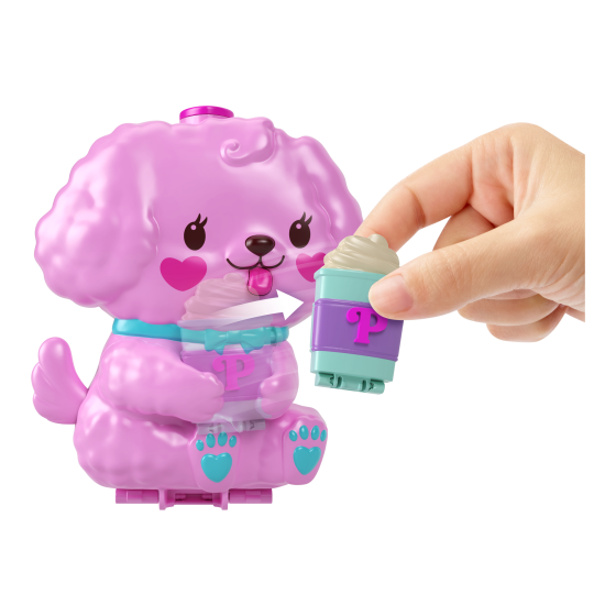 Polly Pocket Cafe Pup Purse Playset