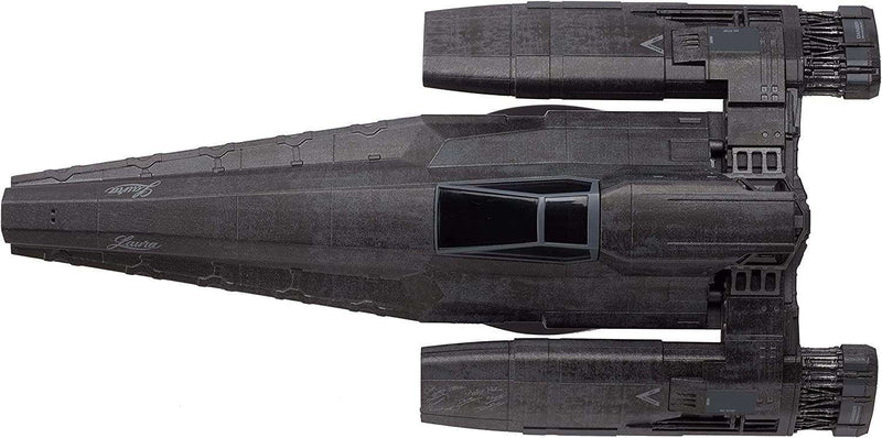 Blackbird Diecast Model Ship (Battlestar Galactica: The Official Ships Collection Eaglemoss), rear view