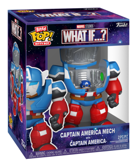 Bitty Pop! Bots Marvel What If Captain America withCap