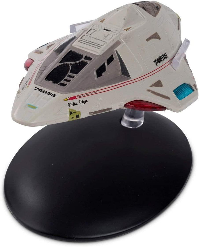 Starfleet Delta Flyer Model Diecast Ship (Eaglemoss / Star Trek), alternate view