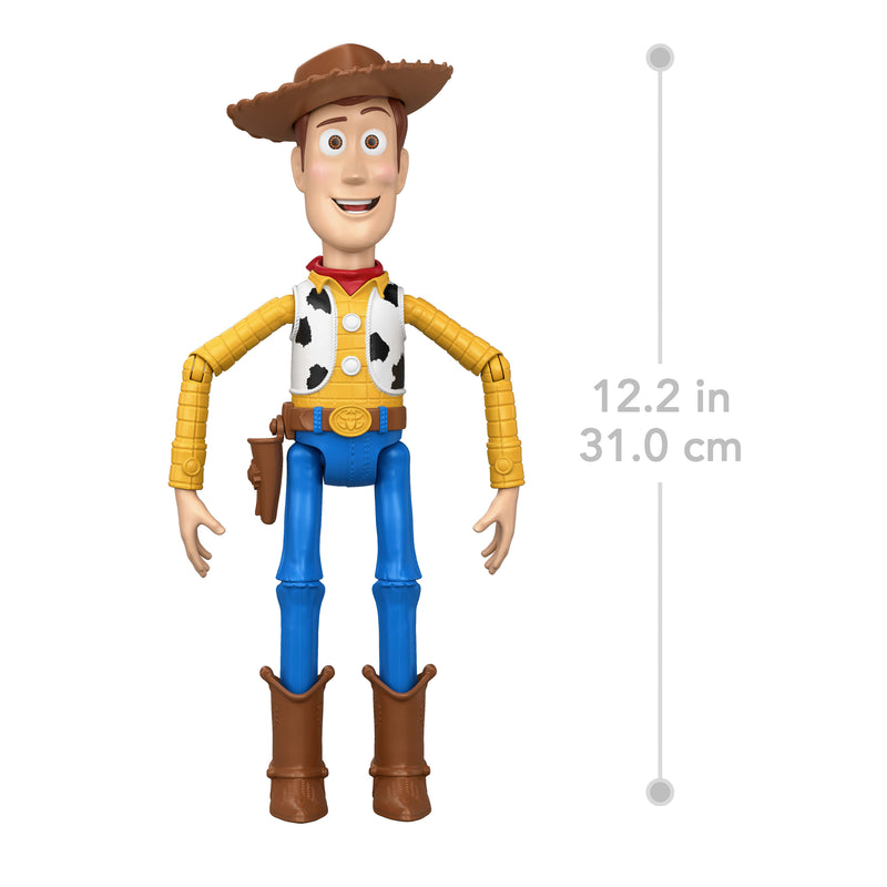 Disney and Pixar Toy Story 5 Running Woody 12" Action Figure