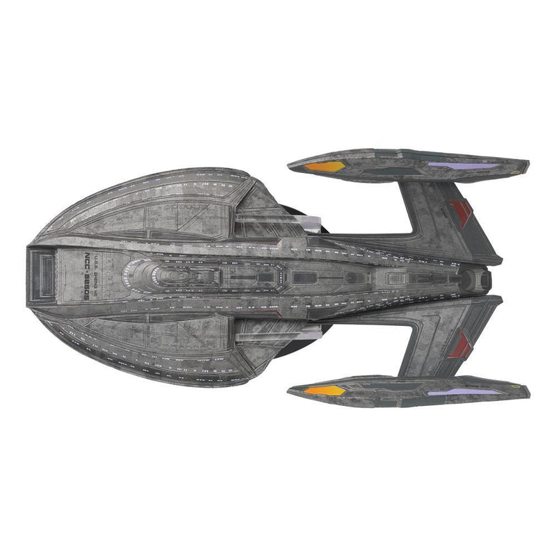U.S.S. Zheng He NCC-86505 (Inquiry-class, Short Nacelles) Model Diecast Ship Picard (Eaglemoss / Star Trek), rear view