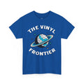 The Vinyl Frontier T-Shirt, close-up detail