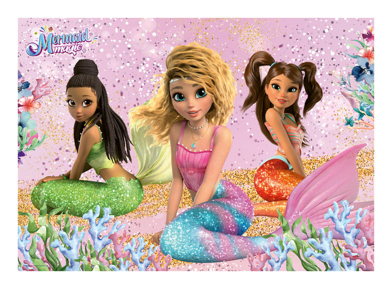 Mermaid Magic 24 Piece Giant Floor Puzzle