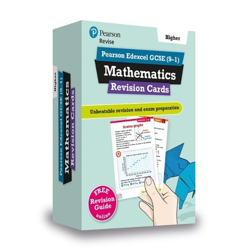 Pearson REVISE Edexcel GCSE Maths Higher Revision Cards cover