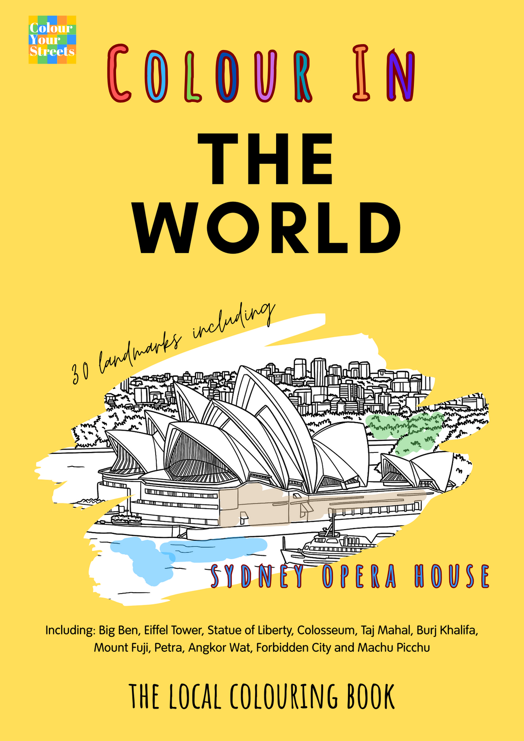 World Colouring Book (A4)