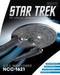 U.S.S. Mayflower NCC-1621 (Mayflower-type) Starship Diecast Model Ship BONUS ISSUE (Eaglemoss / Star Trek), rear view