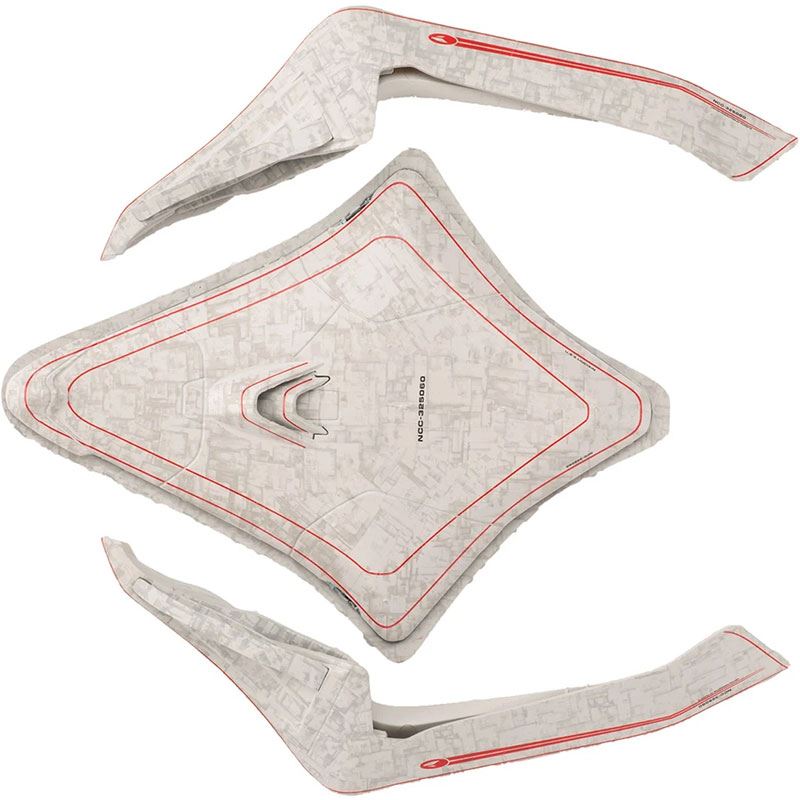 U.S.S. Liu Cixin NCC-325060 (Mars-class) Discovery Model Diecast Ship (Eaglemoss / Star Trek), packaging shot