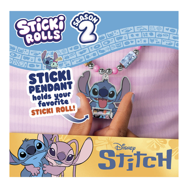 Sticki Rolls Disney Stitch Pendant Pack S2 (Case of 6)