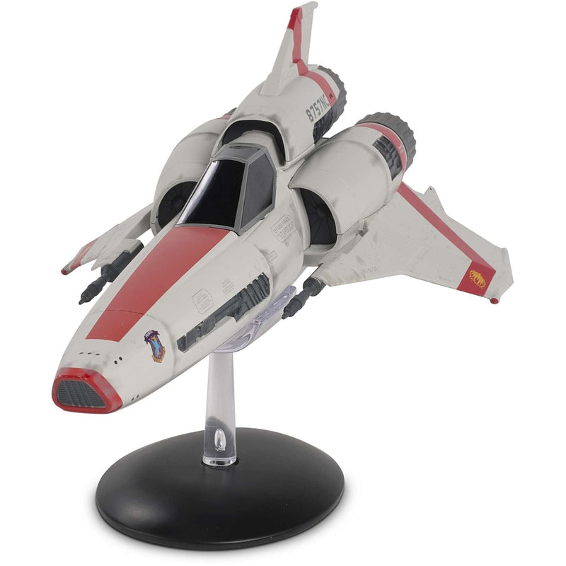 Viper Mark II Cpt Kara Thrace STARBUCK 8757NC Model Diecast Ship (Eaglemoss / Battlestar Galactica), side angle