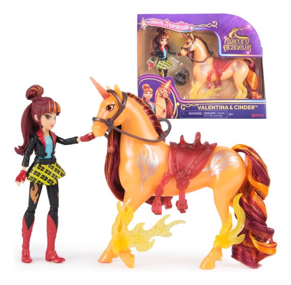 Unicorn Academy Sml Doll Valentina & Cinder
