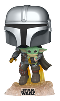Mandalorian - Mando Flying w/Jet Pack Funko Pop! Vinyl Figures, alternate view
