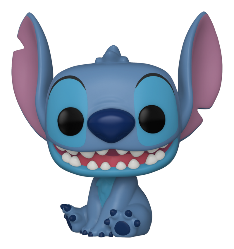 Lilo & Stitch - Smiling Seated Stitch Funko Pop! Vinyl Figure, side angle