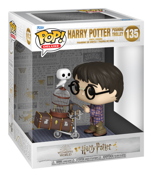 Pop! Deluxe: Harry Potter Harry Pushing Trolley