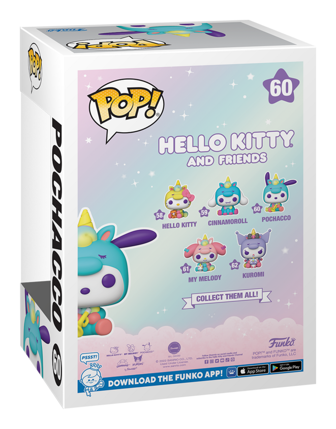 Sanrio: Hello Kitty - Pochacco Funko Pop! Vinyl Figure, rear view