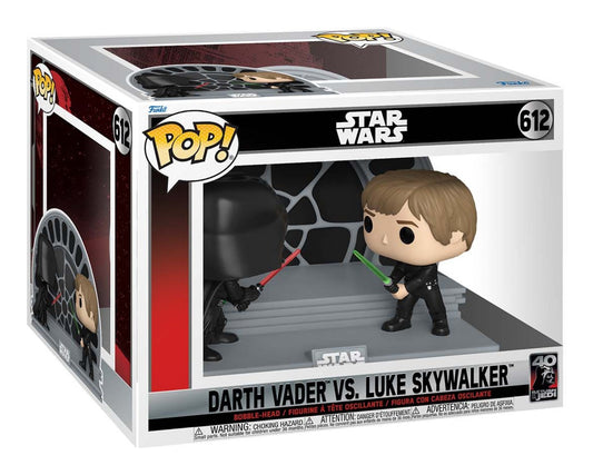 Luke Skywalker vs Darth Vader Star Wars Funko Pop! Moment