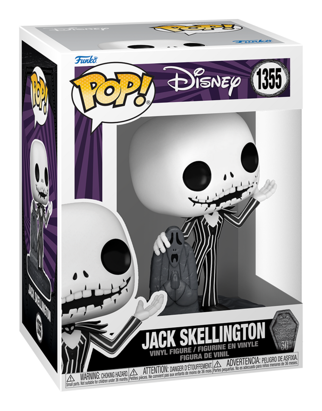 Pop! Disney: Nightmare Before Christmas Jack with Gravestone