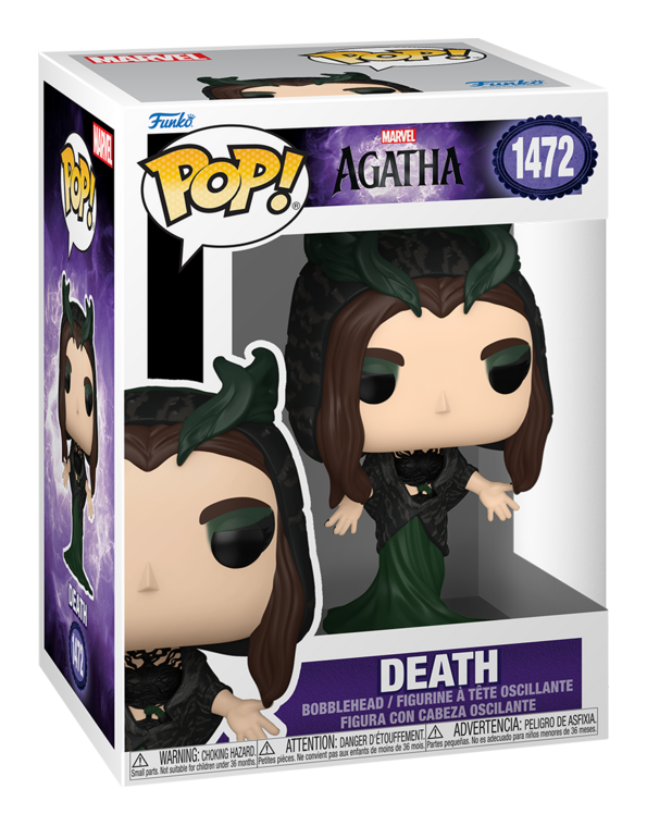 Agatha CC - Death Funko Pop! Vinyl Figure, side angle