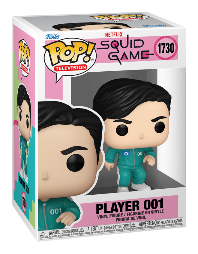 Squid Game - Player 001 Funko Pop! Vinyl Figure, side angle