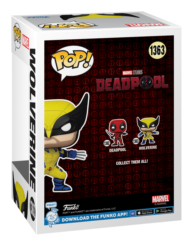Pop! Marvel: Deadpool 3 Wolverine