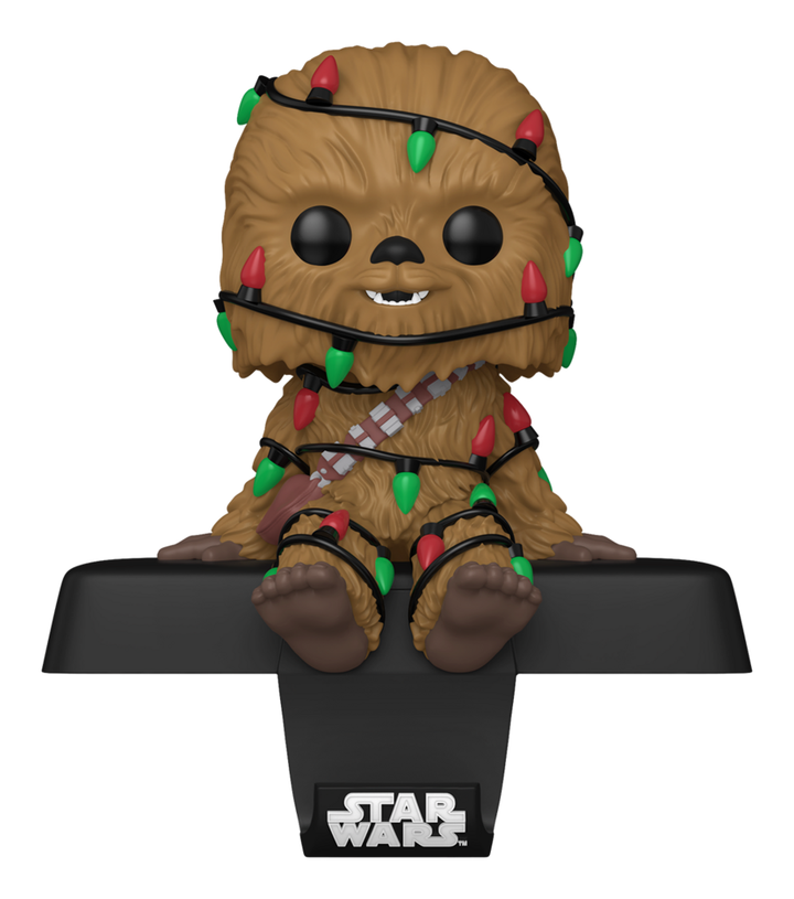 Pop! Edge Sitter - Star Wars - Holiday Chewbacca