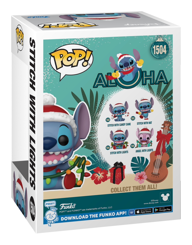 Pop! Vinyl - Stitch w/ Christmas Lights