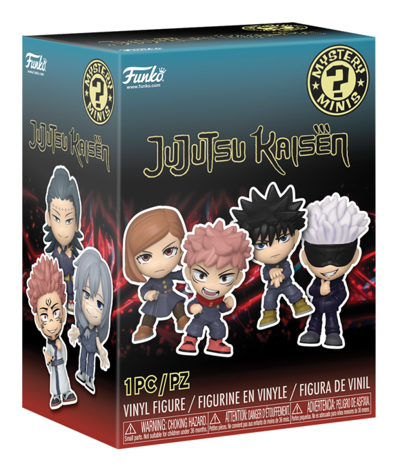 Mystery Minis - Jujutsu Kaisen 12pc PDQ Funko Pop! Vinyl Figures, packaging shot