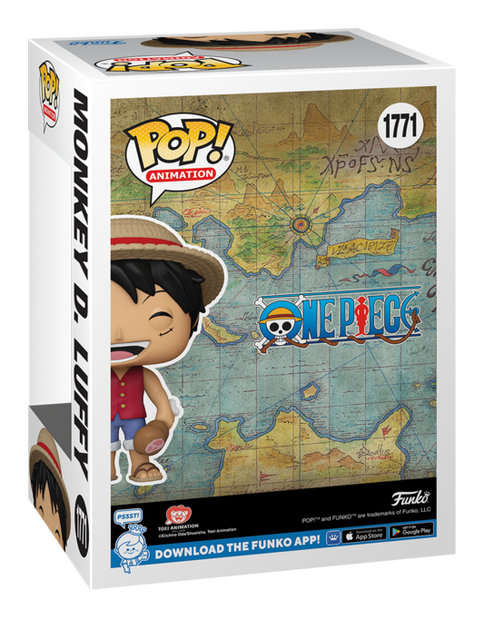 One Piece - Luffy Funko Pop! Vinyl Figure, side angle