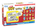 Pokemon - Squirtle 4 Pack Funko Bitty Pop! Vinyl Figures, showing reverse