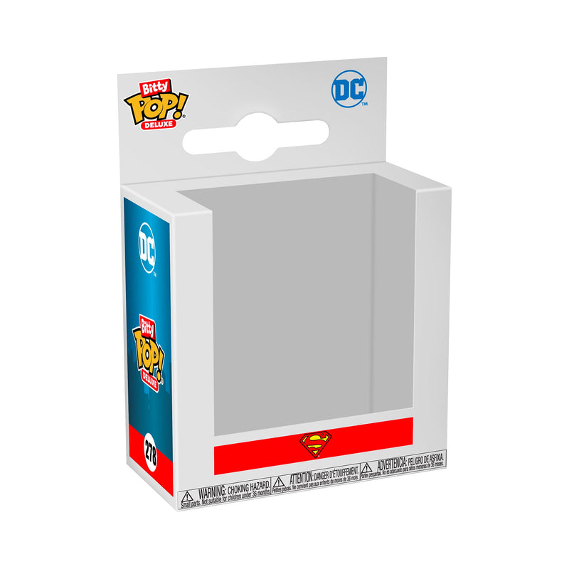 Deluxe - DC Funko Bitty Pop! Vinyl Figure, showing reverse