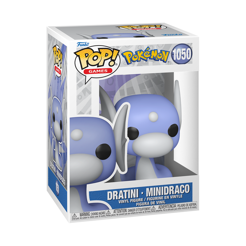 Pokemon - Dratini Funko Pop! Vinyl Figure, side angle