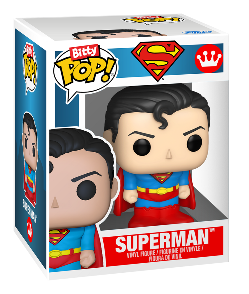 DC - Fortress of Solitude Funko Bitty Pop! Town Vinyl Figure, side angle