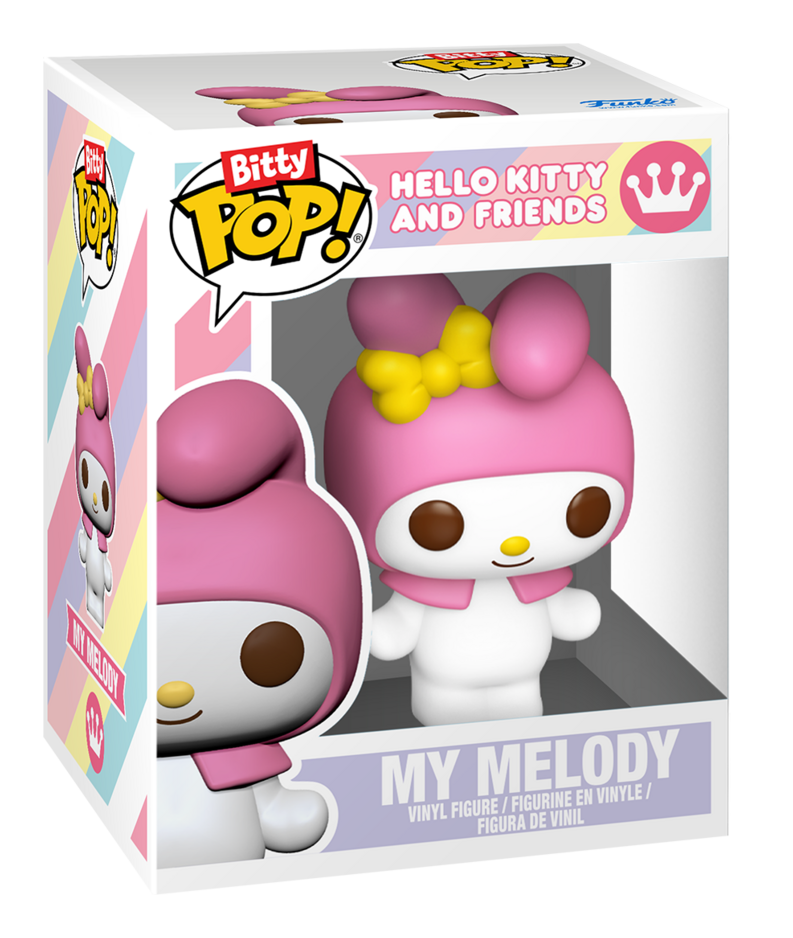 Sanrio - My Melody 4 Pack Funko Bitty Pop! Vinyl Figures, side angle